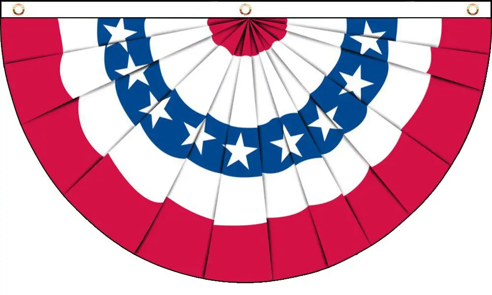 American Usa Bunting Hanging Banner 5X3 Flag 1