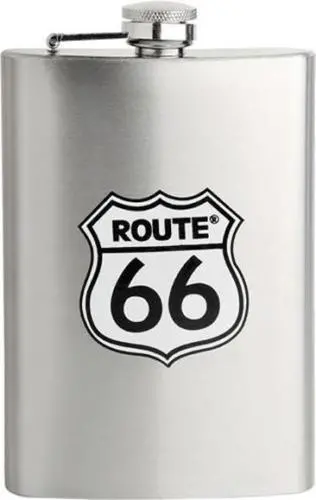 Route 66 Stainless 8 Oz Flask 1