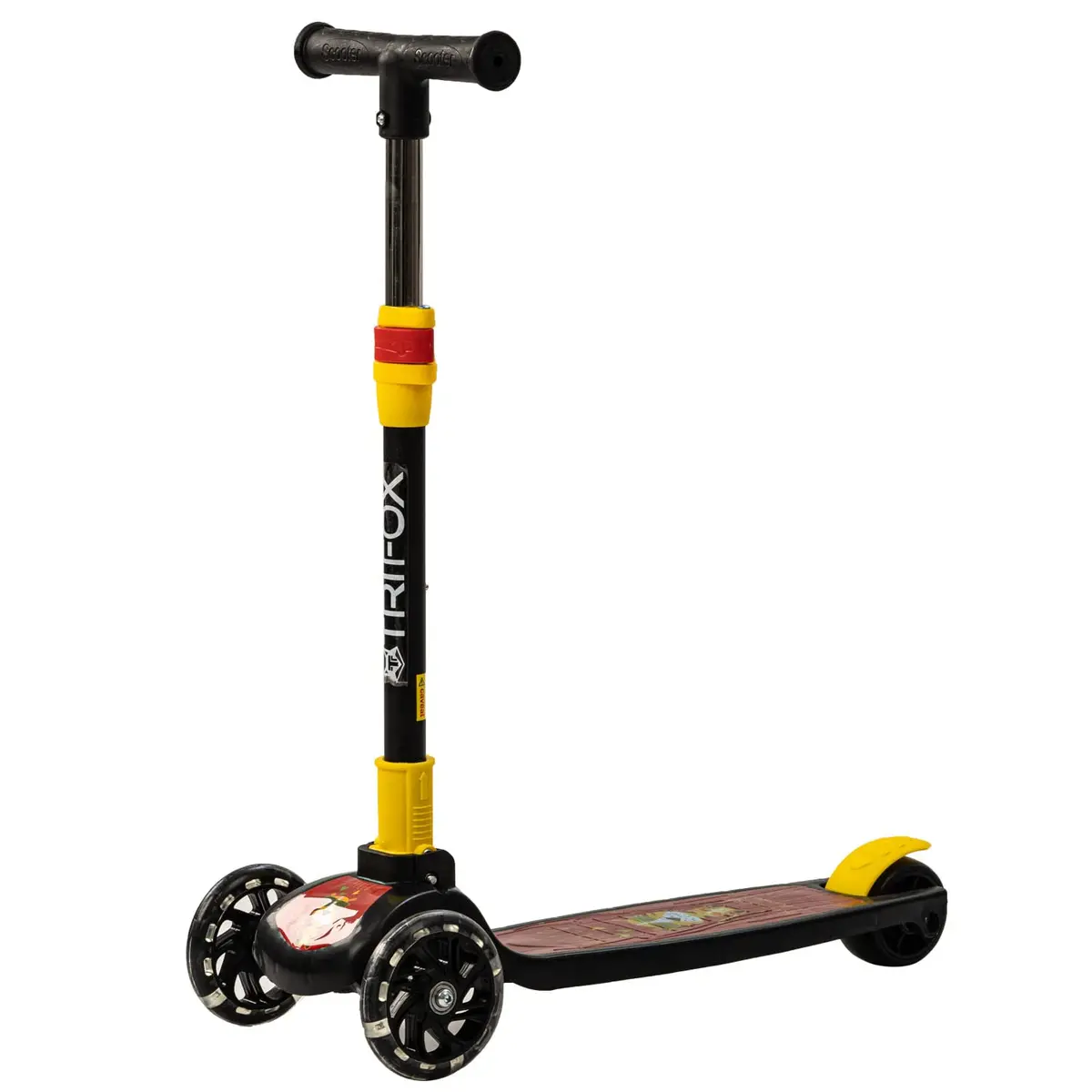 Skate Scooter For Kids 3 Wheel Lean To Steer 3 Adjustable Height With Suspension Scooters For Kids Boys & Girls 3+ Years 1