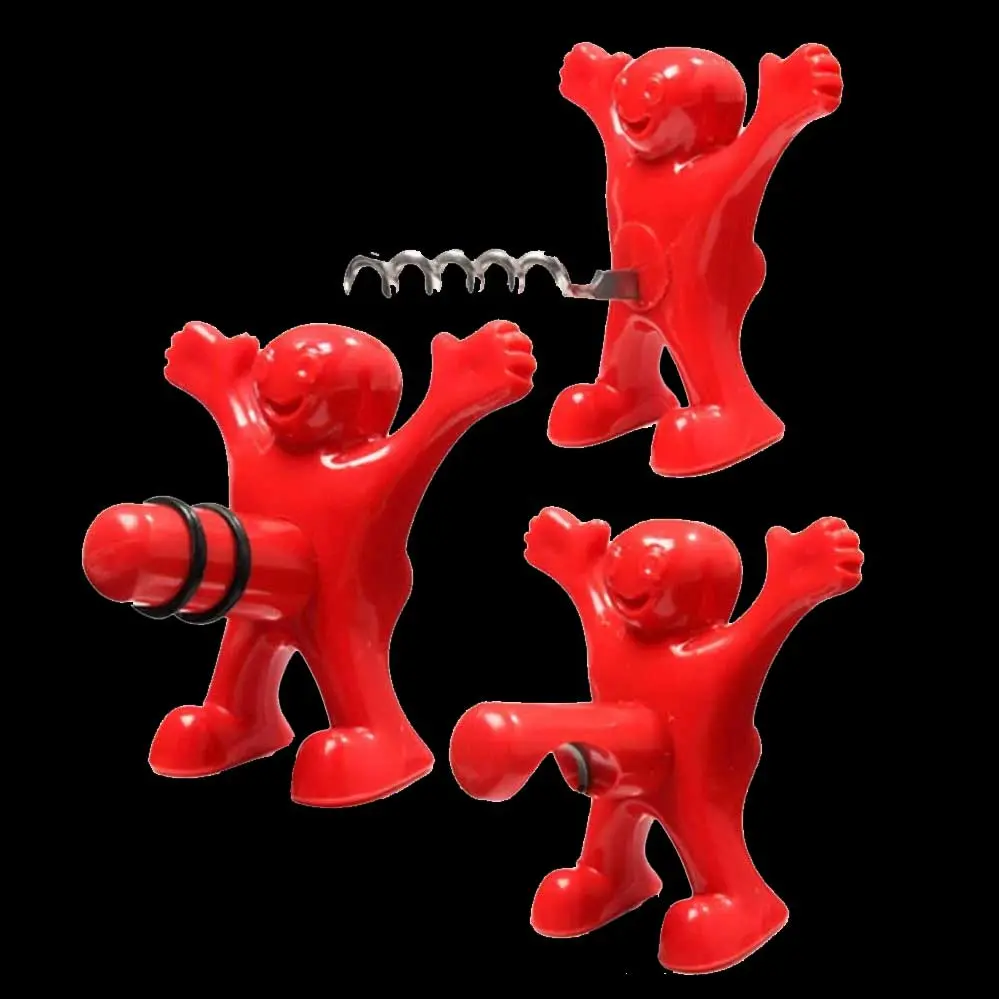 Horny Af Wine Stopper & Bottle Opener Set 2