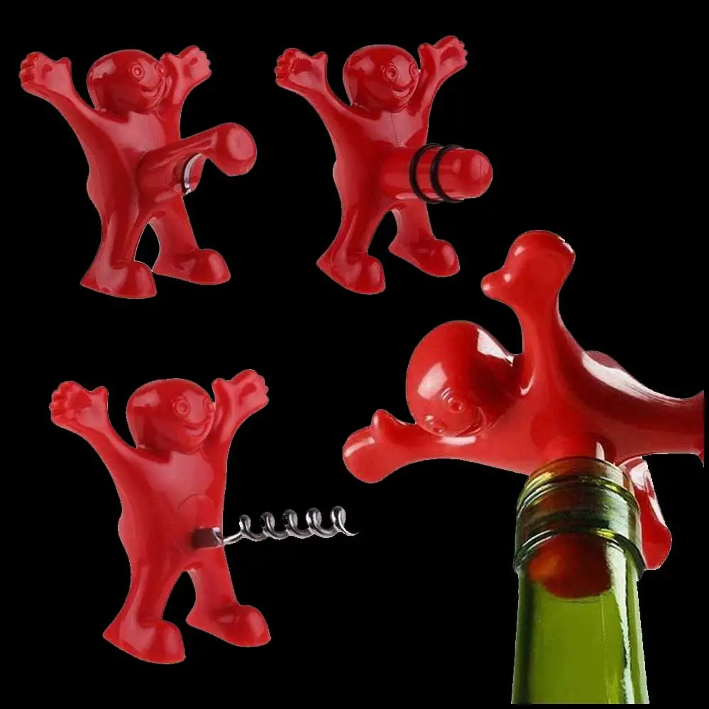 Horny Af Wine Stopper & Bottle Opener Set 1