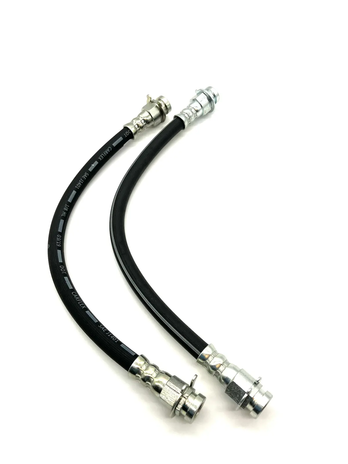 Front Disc Brake Hoses Kelsey Hayes Four Piston Calipers 65-72 Pair 1