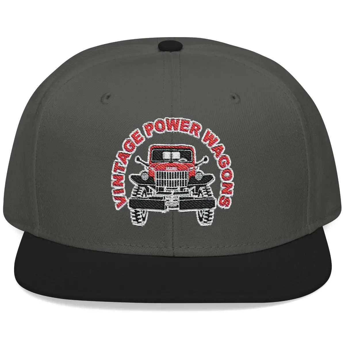 Vintage Power Wagons Logo (Embroidery) Snapback Cap 1