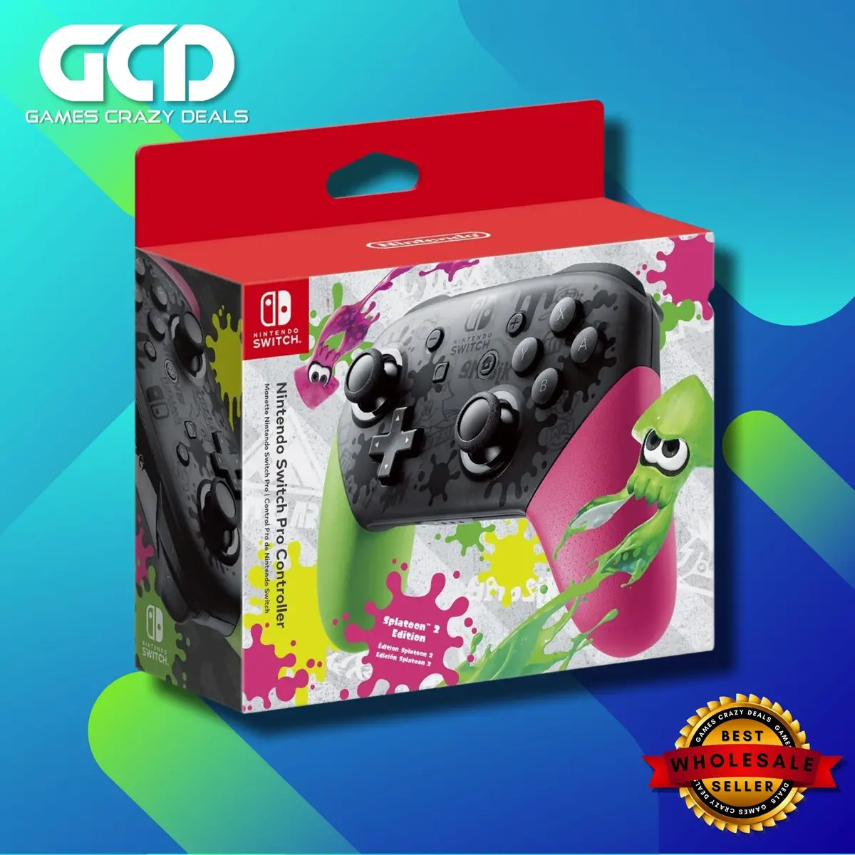 Nintendo Switch Pro Controller Splatoon 2 1