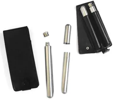 Cigar Holder And Tube Flask With Case 1