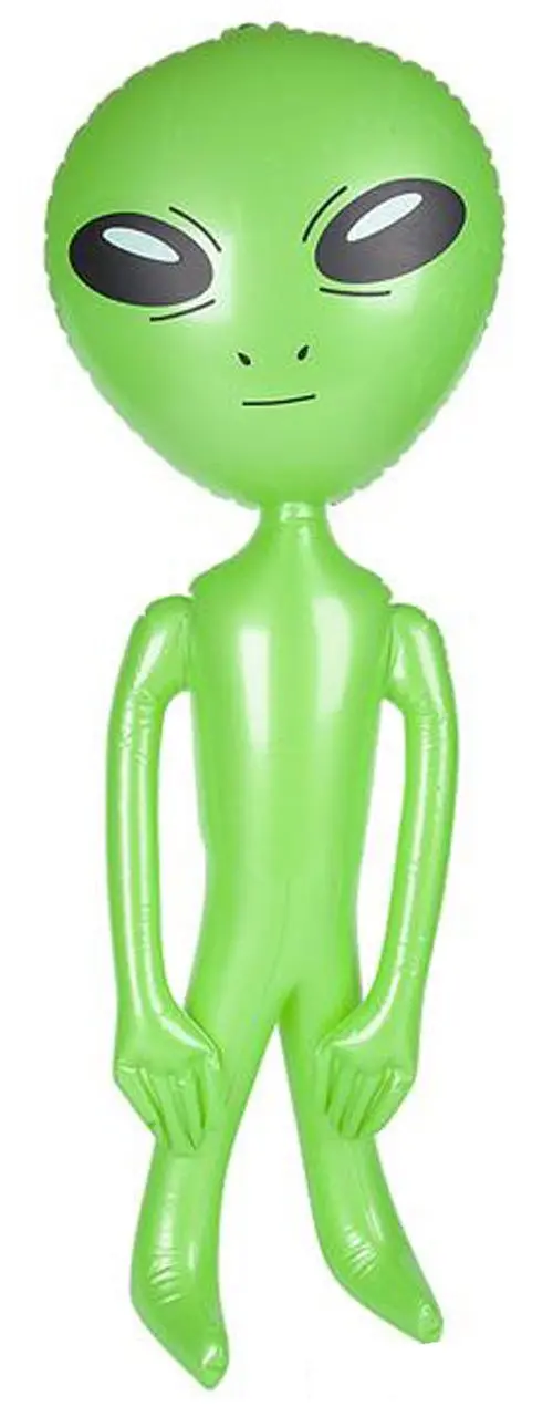 Green Color Alien Inflate 36  Inch Inflatable Toy 1