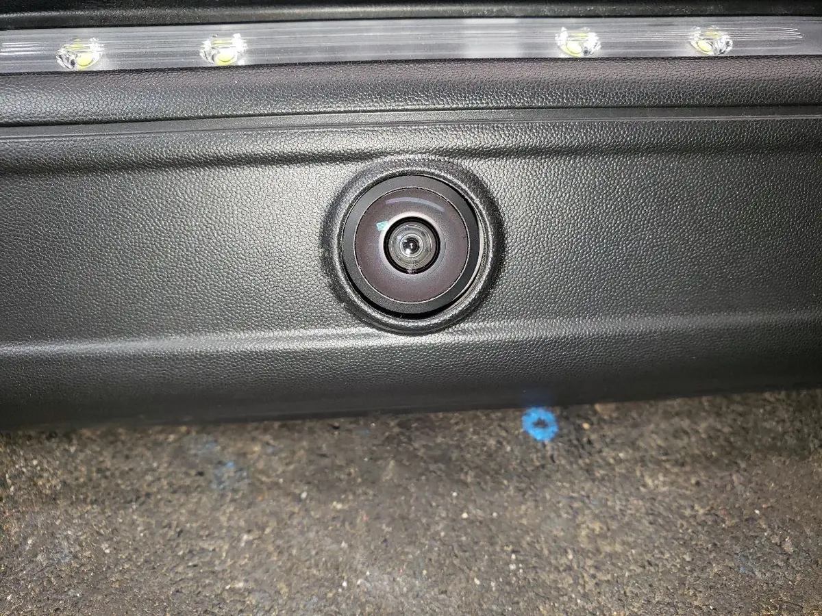 2019 Ram 2500 Black Textured Tailgate Handle With Camera. Part Number 68197873Aa 2