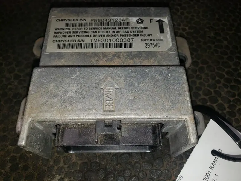 2001 Dodge Ram1500 Srs Module. Part Number 56043128Af 1