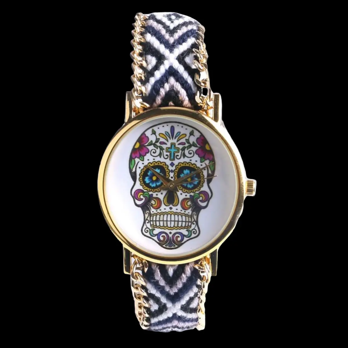 Hand-Knit Sugar Skull Watches 2