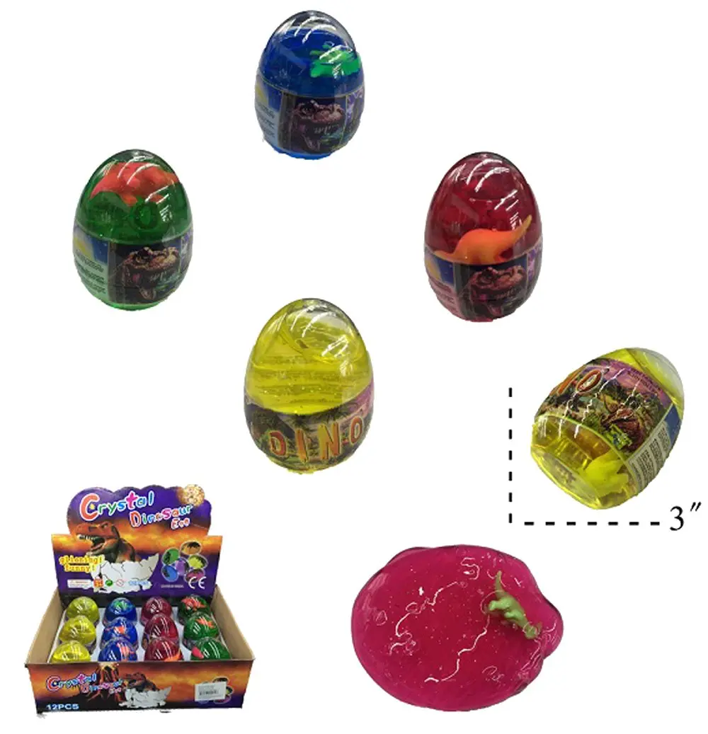 Dinosaur 3 Inch Egg Filled W Slime With Dino 1