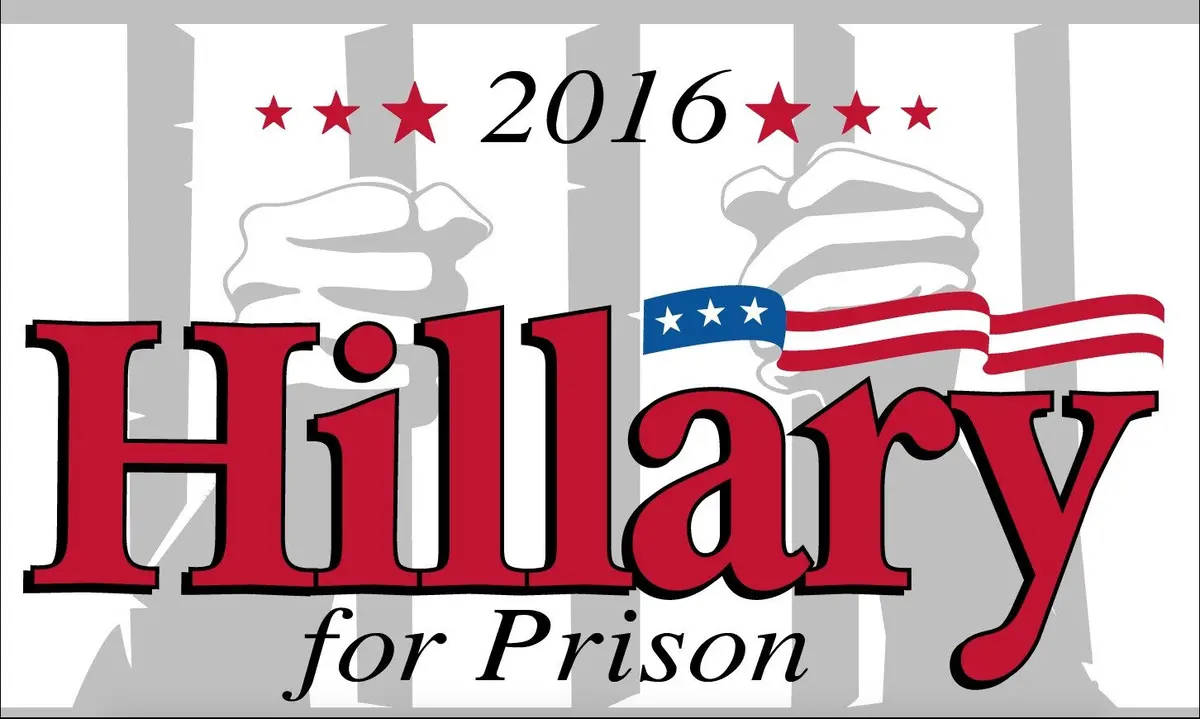 Hillary Clinton For Prison (3Ft X 5Ft) Flag 1