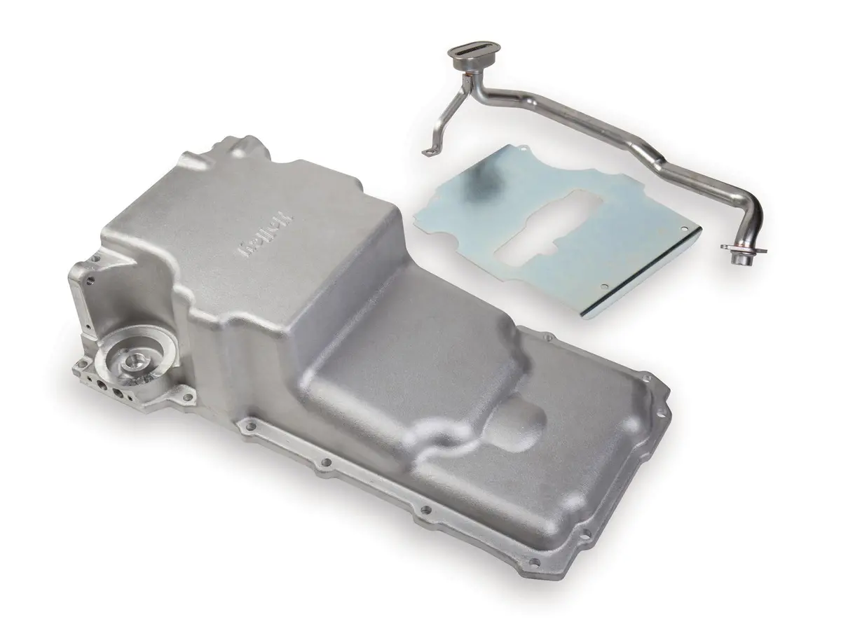 Holley 302-2 Ls Swap Oil Pan - Aluminum 1