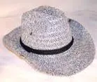 Woven Hat With Snap Up Sides 1