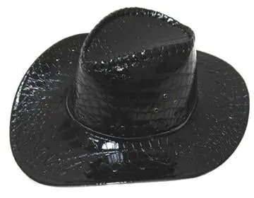 Snake Skin Hat Black 1