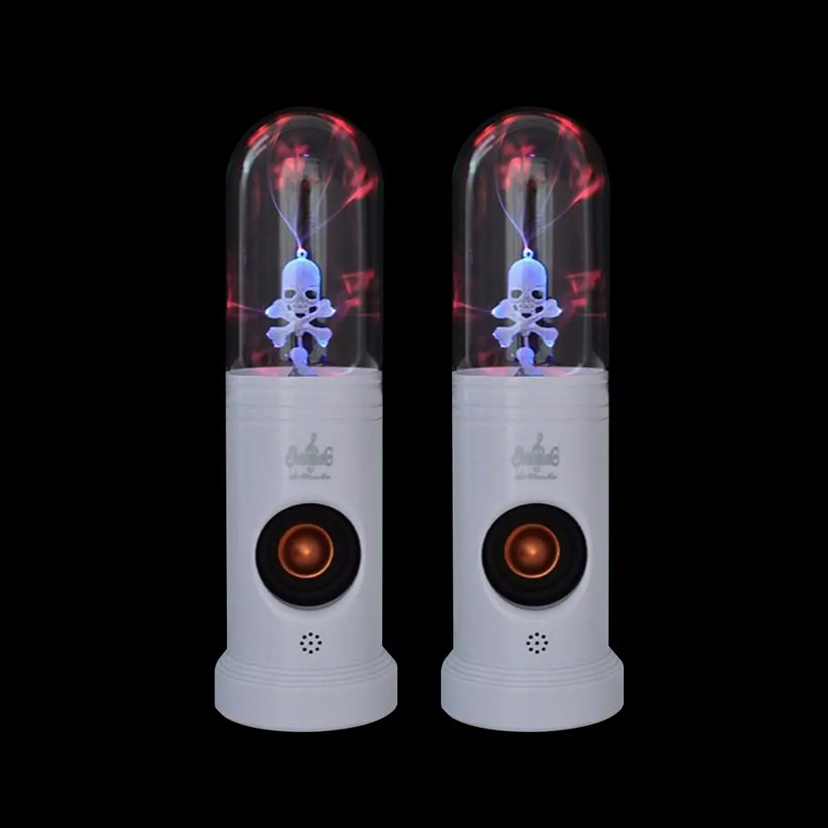 Plasma Ball Skull Speakers 1