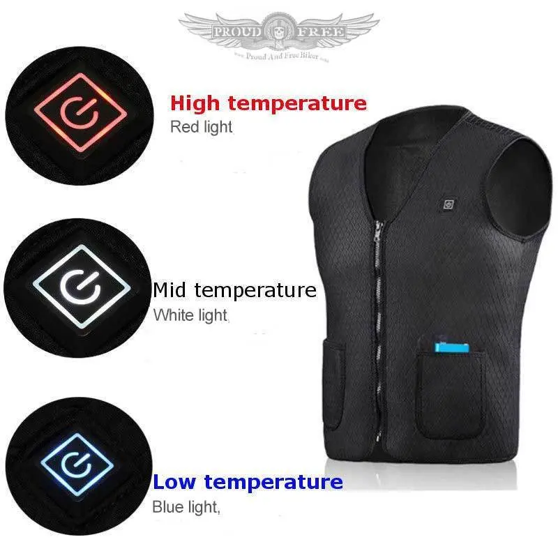 Thermal Usb Biker Vest 3