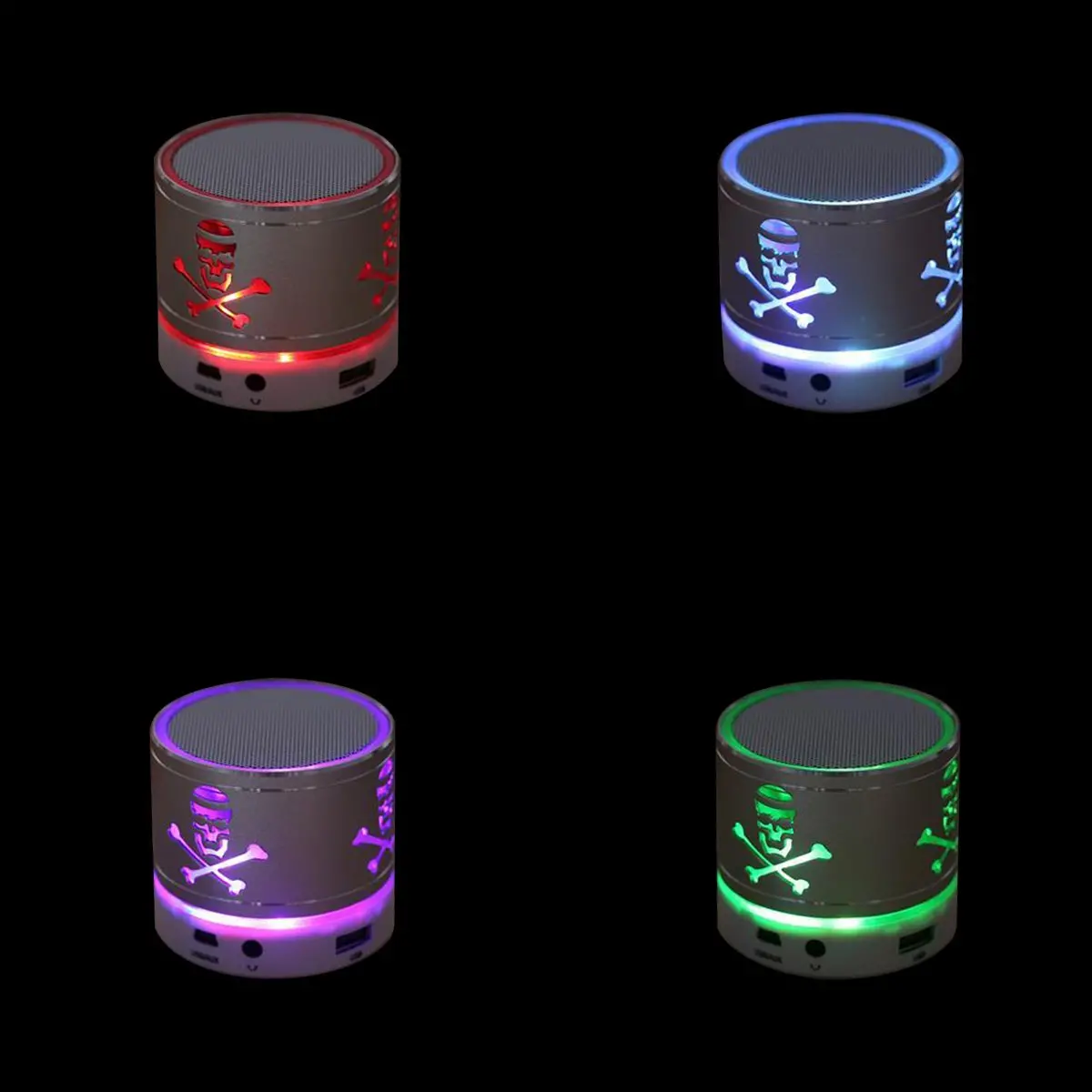 Mini Hi-Fi Skull Speakers 1