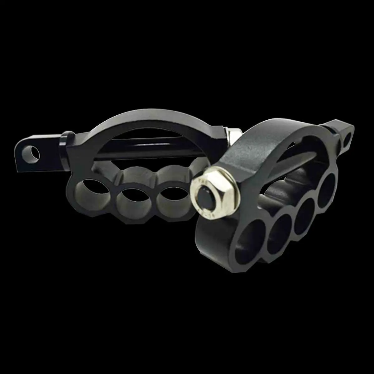 Black Knuckle Foot Pegs 1