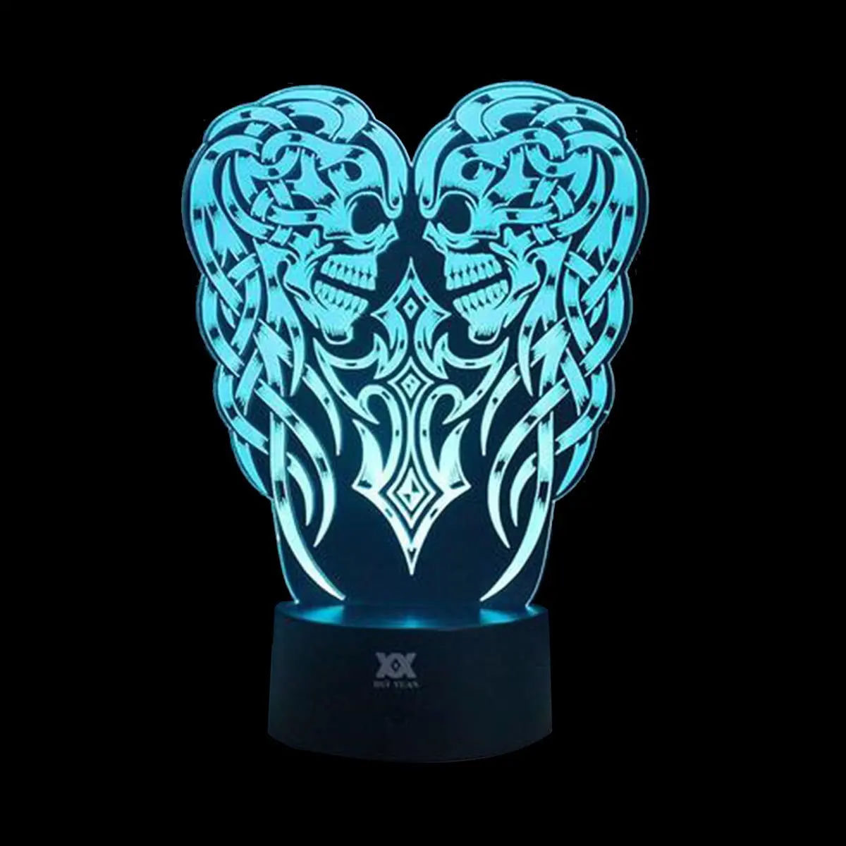 Badass Skulls 3D Lamp 1