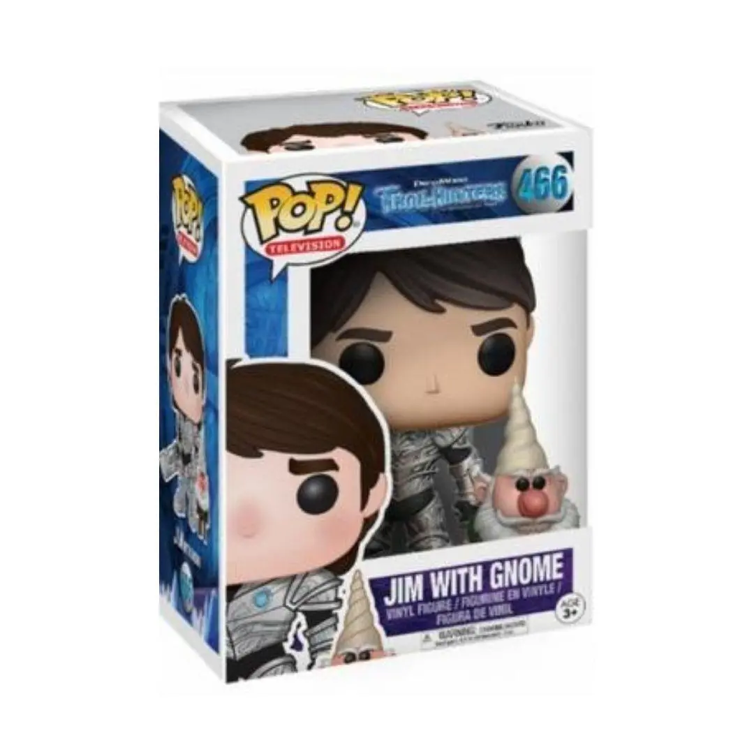 Funko Pop! Television: Dreamworks Trollhunters - Jim With Gnome #466 1