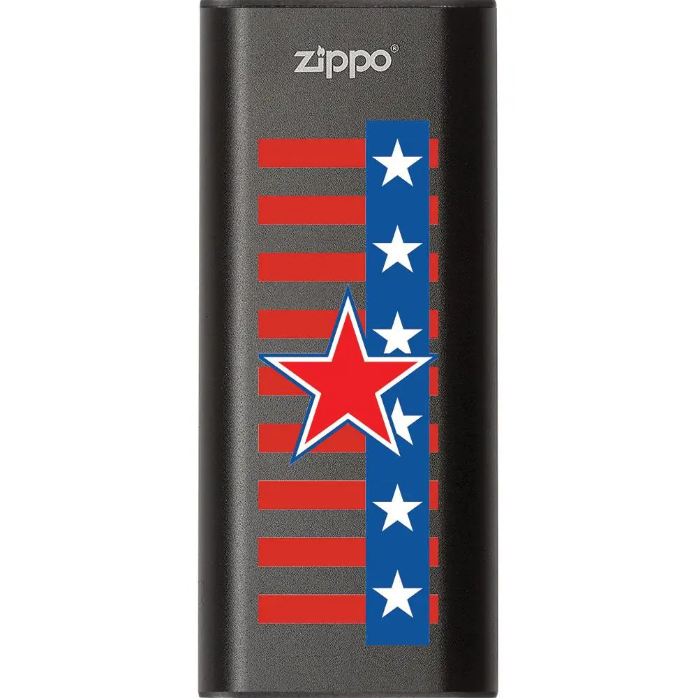 Patriotic Star: Heatbank® 3-Hour Rechargeable Hand Warmer 2