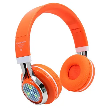 Stn-18 Bluetooth Headphones Headset - Orange 1