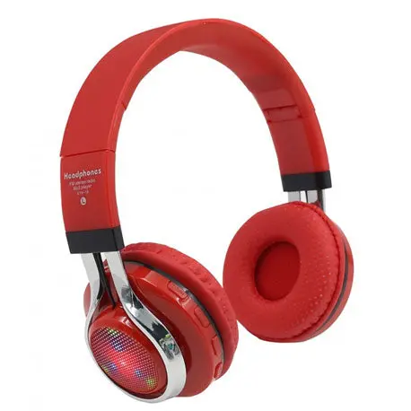 Stn-18 Bluetooth Headphones Headset - Red 1