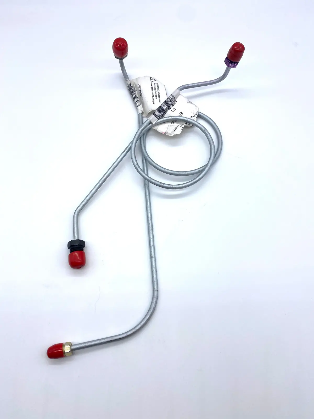 Brake Lines Master Cyl To Prop Valve E Body 70-71  Power Hemi Only (Steel) 1