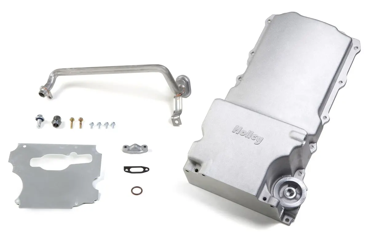 Holley 302-1 Ls Swap Oil Pan - Aluminum 1