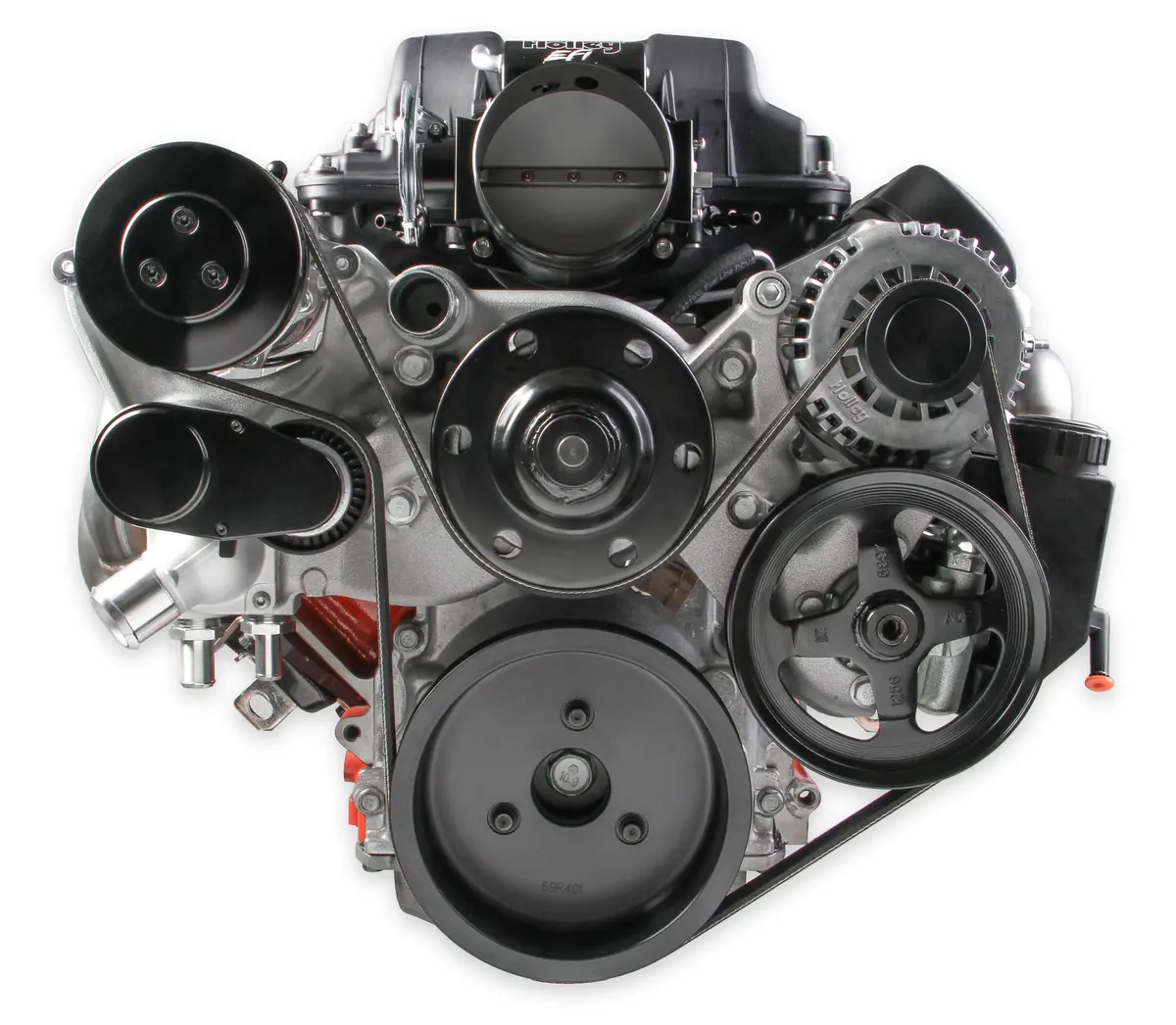 Holley Mid Mount Accessory Drive - Ls1 Ls2 Ls3 Ls6 Ls Serpentine 1