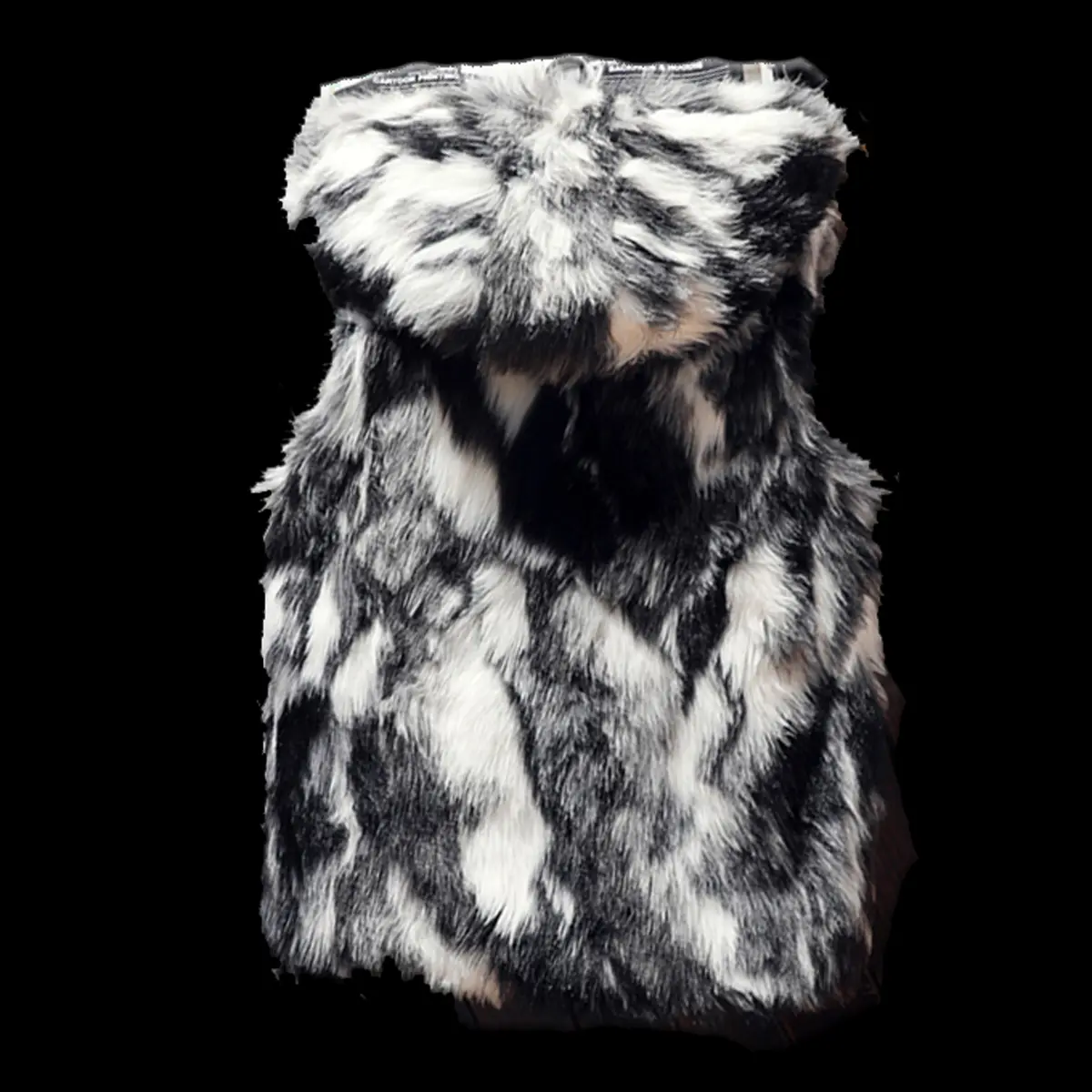 Hooded Fur Vest 4