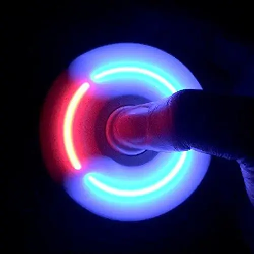 Light Up Mulitcolor Finger Fidget Hand Flip Spinners 1