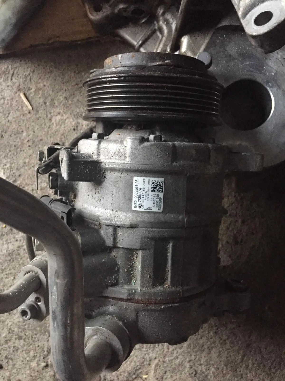 Bmw X5 F15 X6 F16 3.0 4.0 Diesel 230Kw Air Con Conditioning Compressor 9303561 Cg447160 2014 1