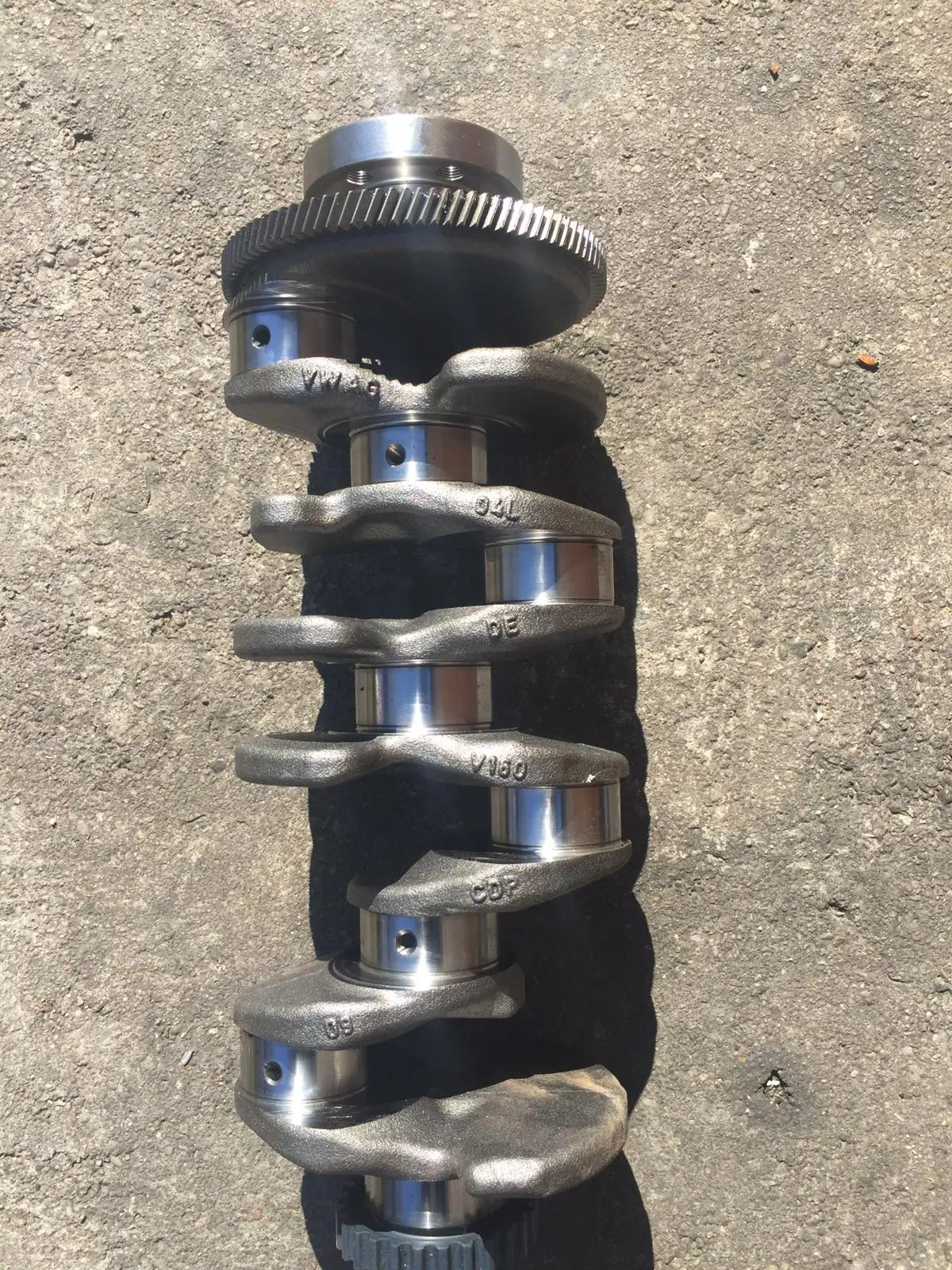 Audi Vw Seat Skoda Crankshaft 04L 2.0 Tdi Cr Common Rail Part Number 03N105212d 04L 105 263 D 1