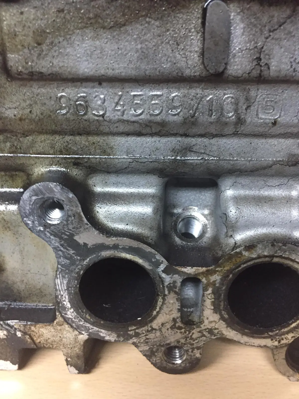 Cylinder Head Citroen C5 2.2 Diesel 16V Dw12 2000-2007 9634559710 1