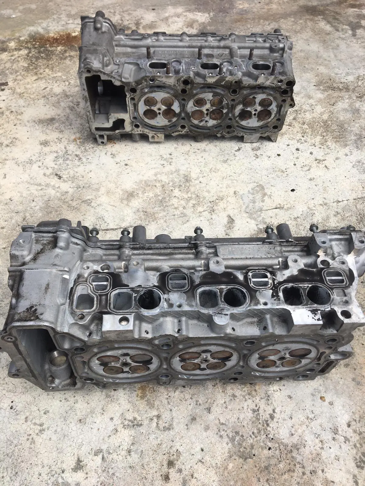 Cylinder Head Heads Set For Mercedes Benz Class C E S Gl Ml Sprinter 3.0 12V Om642 2010- A6420103507 / A6420103607 C350 E350 S350 Gl350 Ml350 1