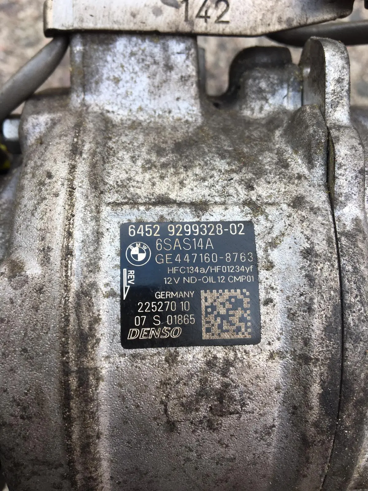 6Sas14a Ge447160-8763 Original Bmw F20 F21 F22 F30 F31 F32 F33 Air Conditioning Compressor Air Conditi...Bmw Rp Original Bmw F20 F21 F22 F30 F31 F32 F33 Air Conditioning 6452 9299328 Compressor Air Conditioning Compressor Bmw 2Er Cabriolet (F23) 220D ... 2