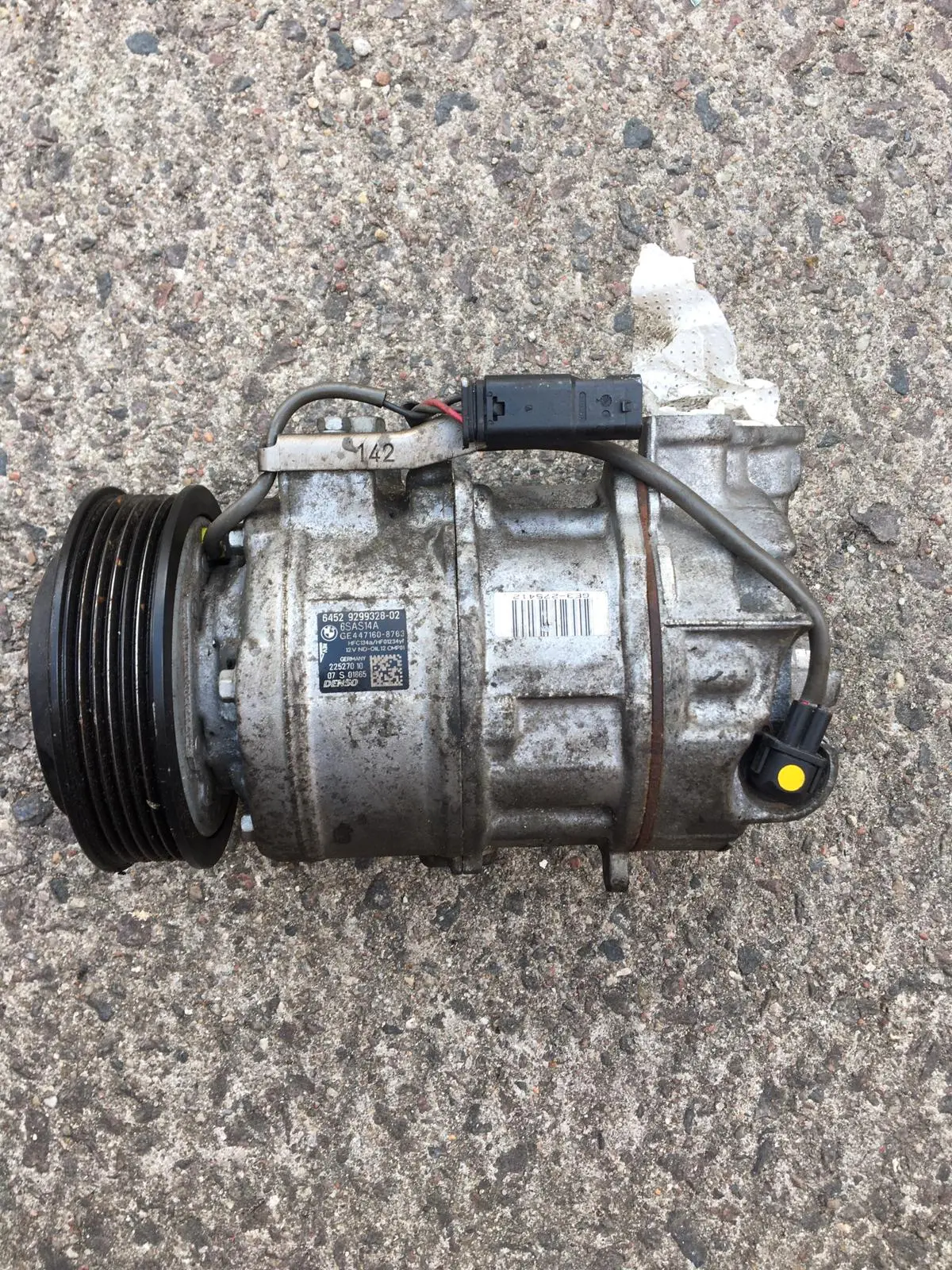 6Sas14a Ge447160-8763 Original Bmw F20 F21 F22 F30 F31 F32 F33 Air Conditioning Compressor Air Conditi...Bmw Rp Original Bmw F20 F21 F22 F30 F31 F32 F33 Air Conditioning 6452 9299328 Compressor Air Conditioning Compressor Bmw 2Er Cabriolet (F23) 220D ... 1