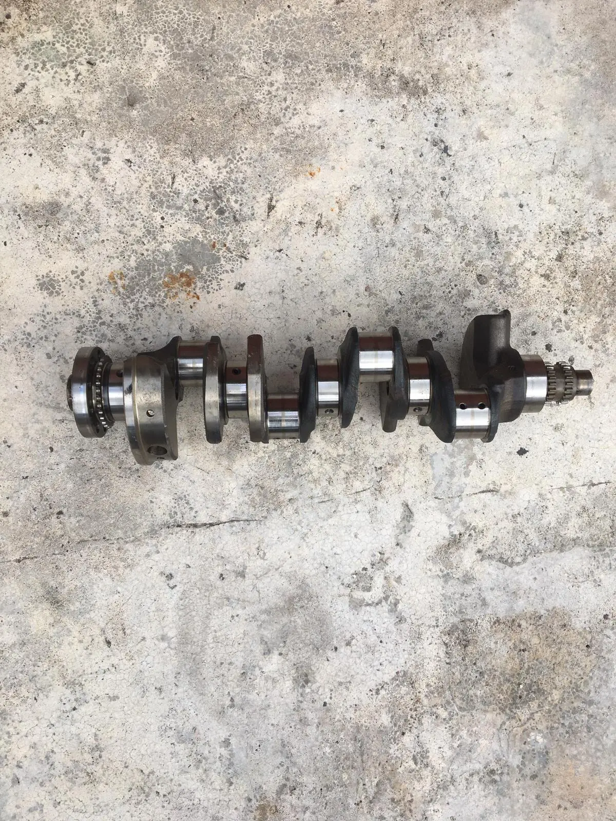 2011 Bmw 550Igt F07 4.4 L Petrol V8 N63 S63 B44 V8 Motor Twin Turbo Engine Crankshaft Crank Shaft 7 572 874 7572874 1