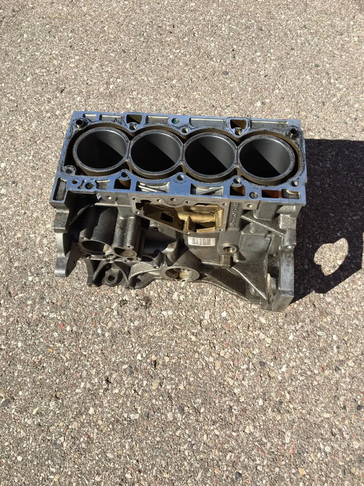Cylinder Block 1.6 Petrol Turbo Charged Ecoboost For Ford Focus Fiesta Cmax Smax Mondeo Kuga Engine Code Jqdb Part Number Bm5g-6015-Db Bm5g6015dbgenuine Fomoco Std Standard 1