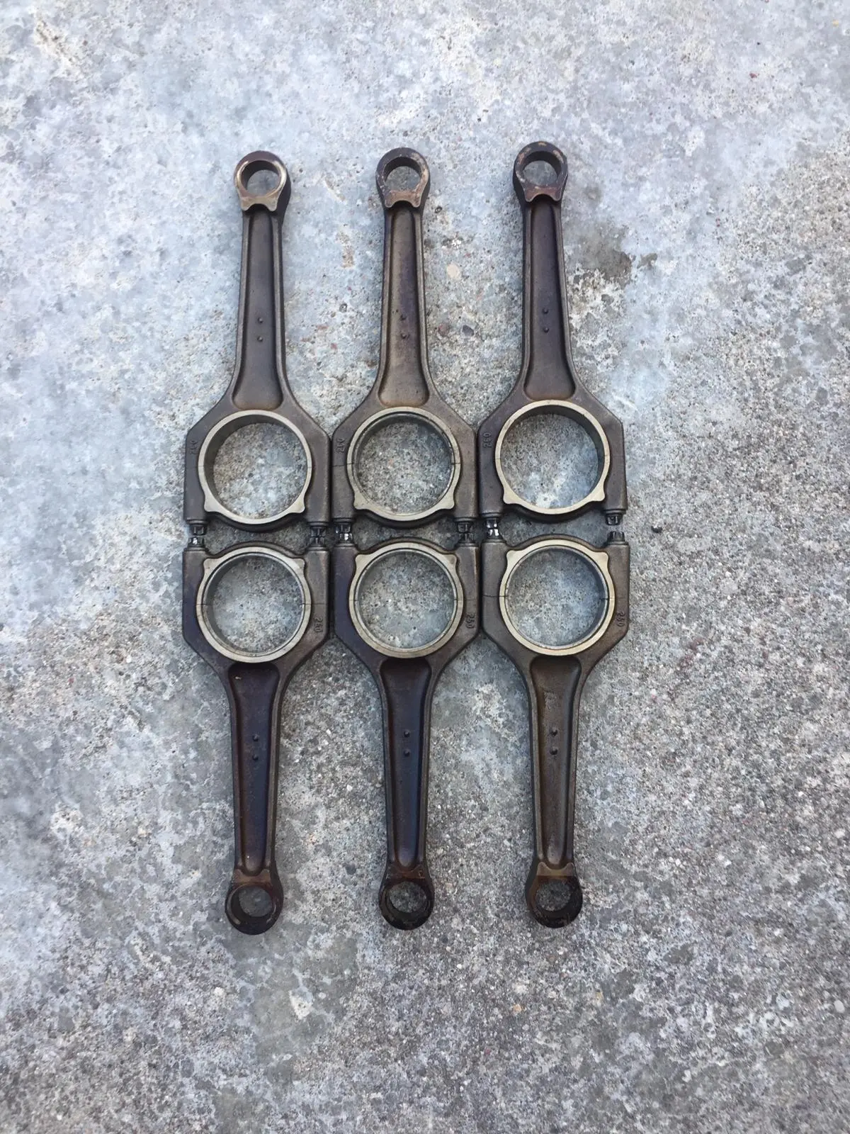 Set Of Connecting Rods Rod For Bmw E90 E91 E60 E61 F10 E63 3 5 Series N53b25a 140Kw 190Ps Motor Petrol Engine 2.5 2,5 6 Cylinder 1