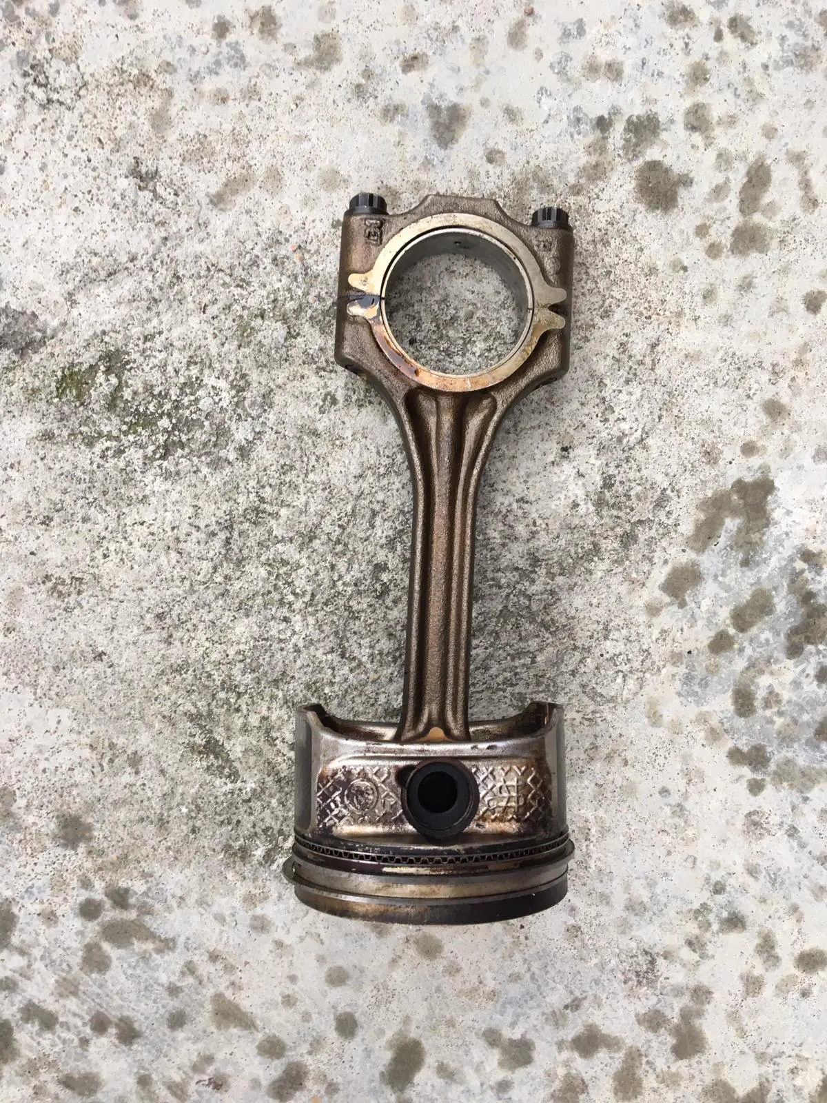 Piston And Connecting Rod For Volkswagen Vw Polo Engine 1.2 Awy Bmd Vag Audi Seat Skoda 1