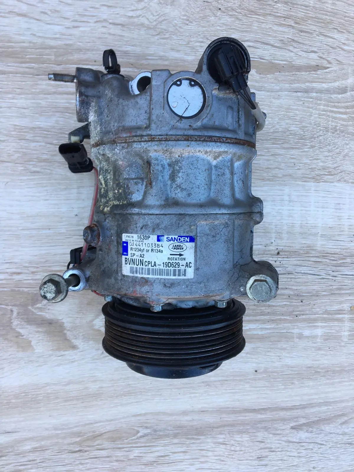 Land Rover Range Rover Sport Vogue L405 L494 Sdv6 3.0 Air Conditioning Pump Cpla-19D629-Ac 1