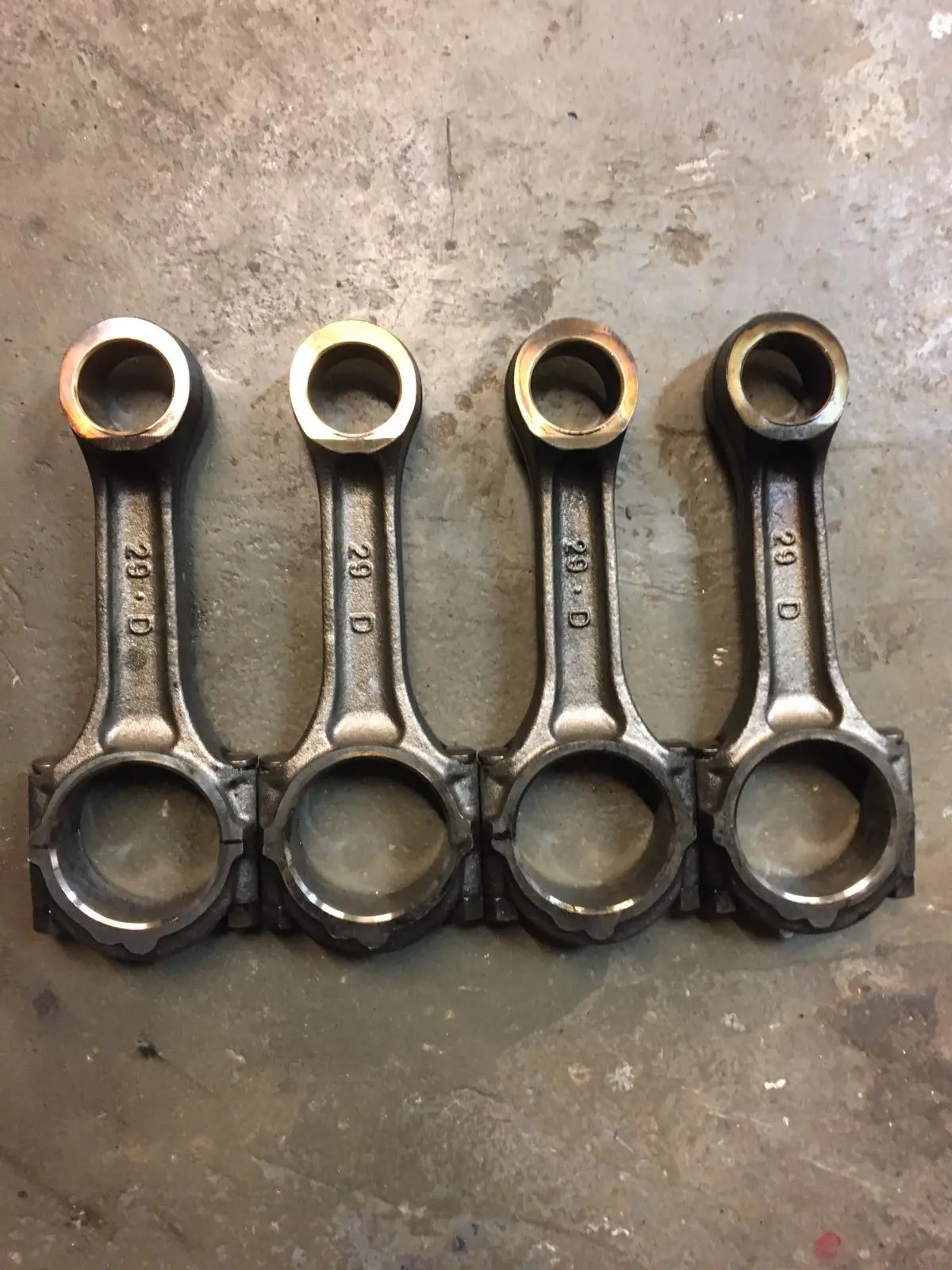 2004 Mitsubishi L200 2.5 Td Turbo Diesel Set Of Conrods Connecting Rods Engine Code 4D56 Pajero 1