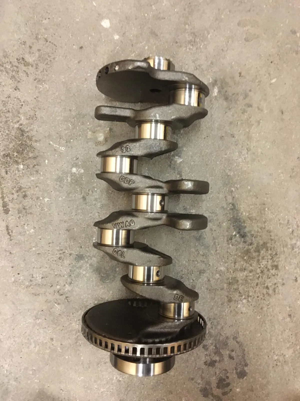 2014 - 2018 Audi Volkswagen 1.8L Oem Crankshaft 06K_F, 06L, Cgp, Gggbr, 06K021014  100% Excellent Condition 1