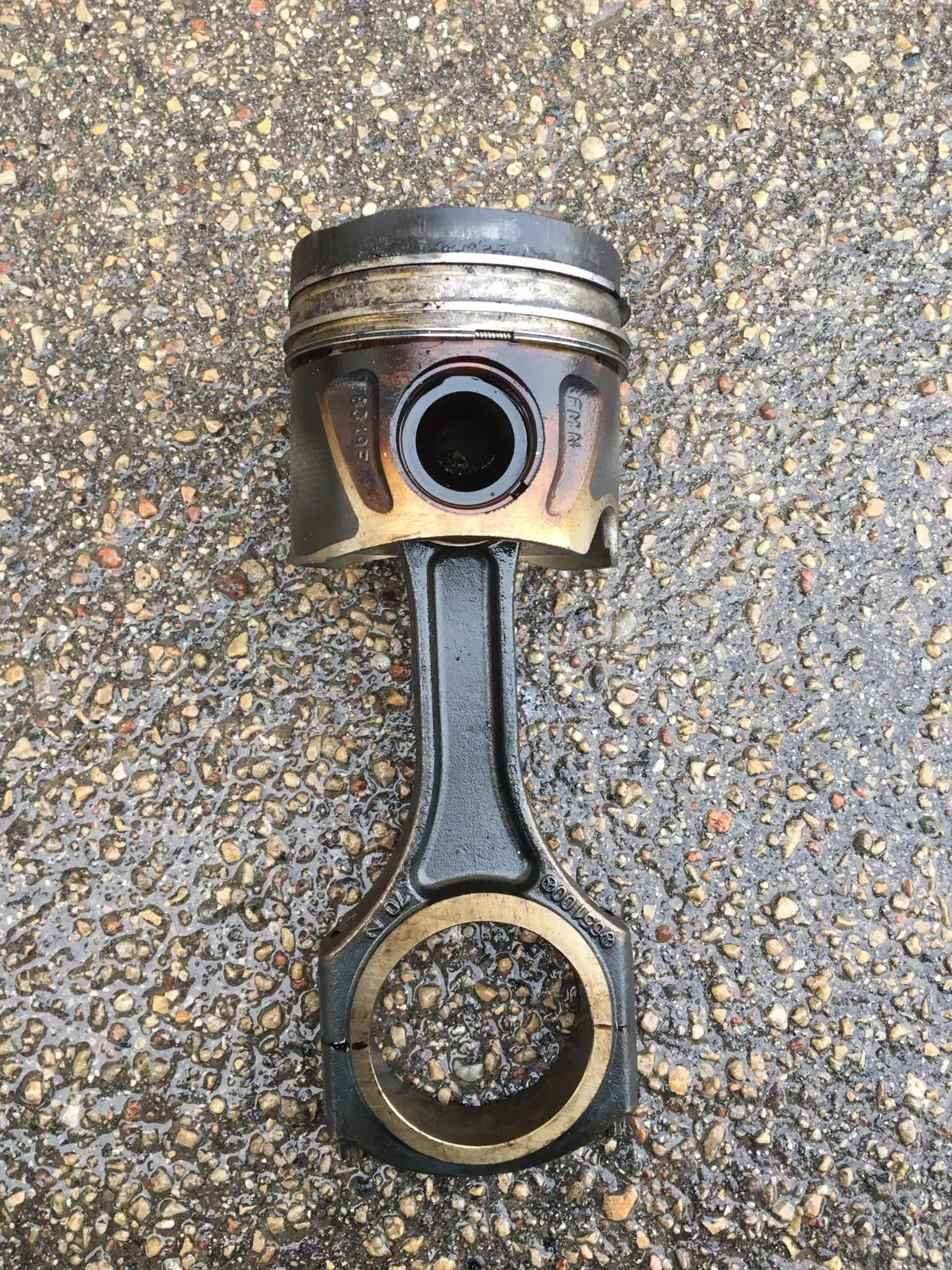2014 Year Piston And Connecting Rod For Mercedes-Benz C E Class 2.1 Cdi Om651 Engine Part Numbers 8349F, 65100 1
