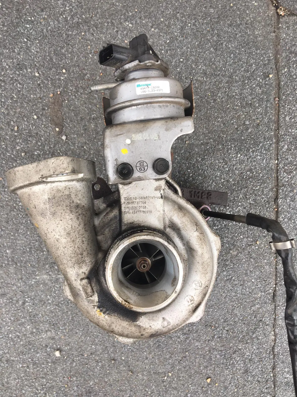 Opel Antara 2.2 Cdti 4X4 Diesel Turbo Charger 25187704 2010-2015 Z22d1 49477-01610 Vauxhall 1