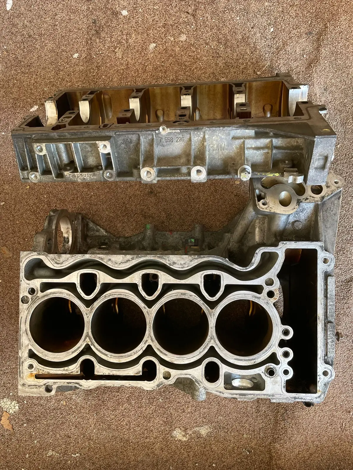 Bmw 316 116 1.6 Petrol Gas Gasoline Engine N43b16aa Bare Cylinder Block 7 552 789 - B16 ,  75527835Aaf , 7 558 226 , 1