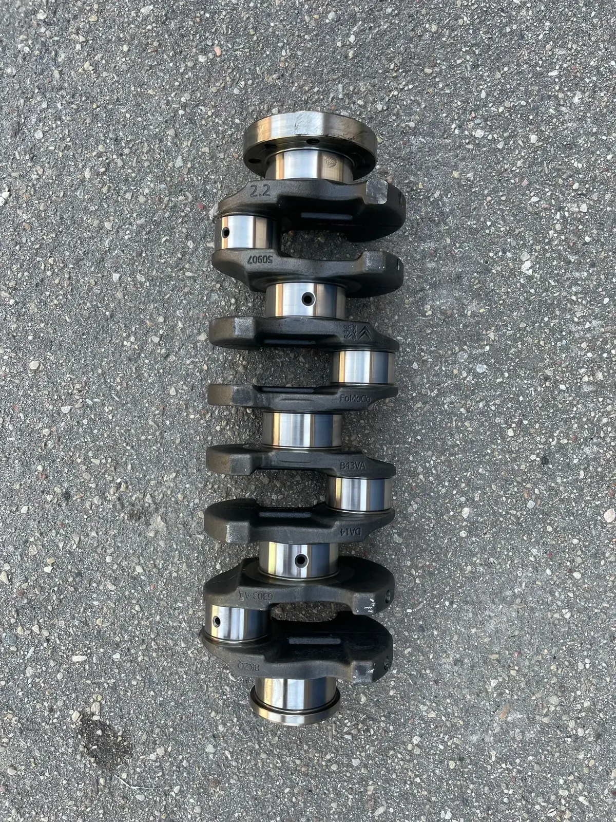 Ford Transit Tourneo Custom Cranshaft Part Number Bk2q-6303-Aa 2.2 Diesel Citroen Jumper Peugeot Boxer Ranger 1
