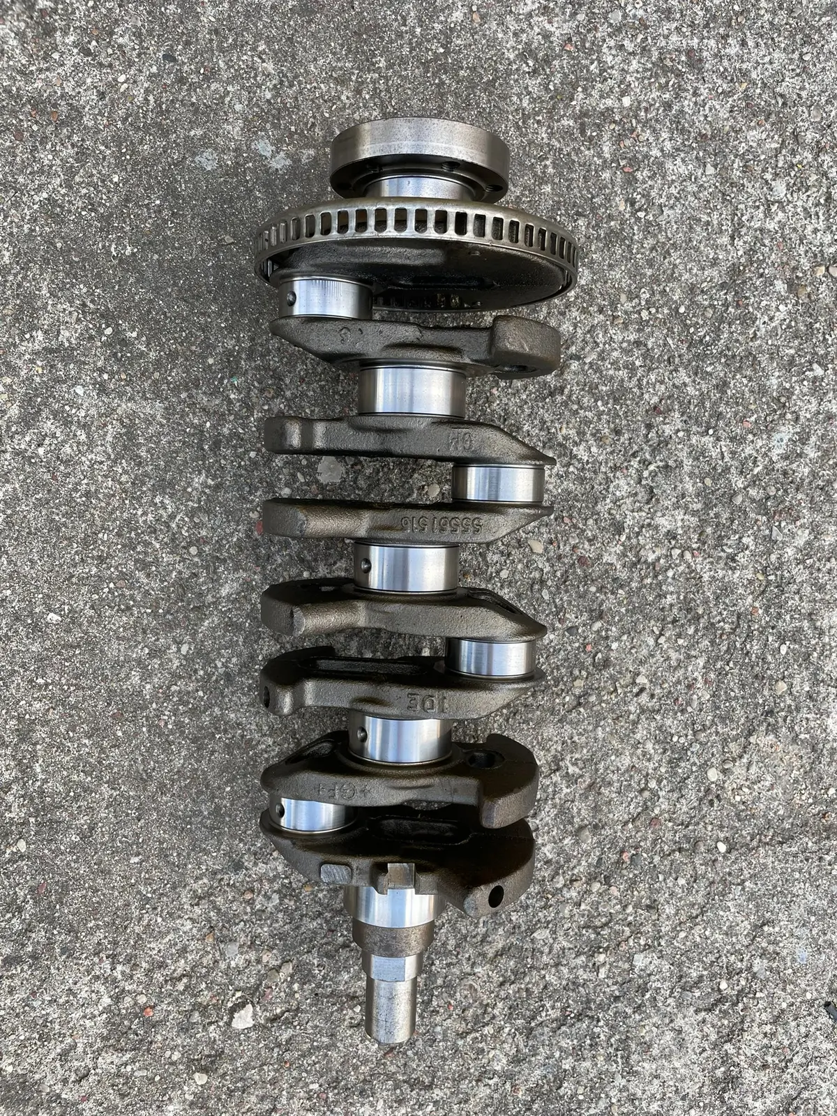 Opel Astra 1.4 Petrol 74Kw 101 Hp Engine, Crankshaft, 55561516, B14xer, A14xer 1